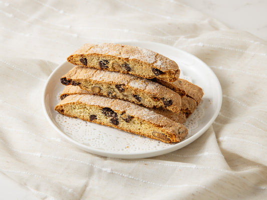 Cranberry almond twice baked biscotti